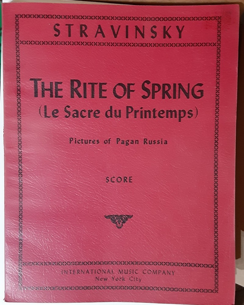 Rite of Spring Full Orchestra Score Igor Stravinsky International Music Company