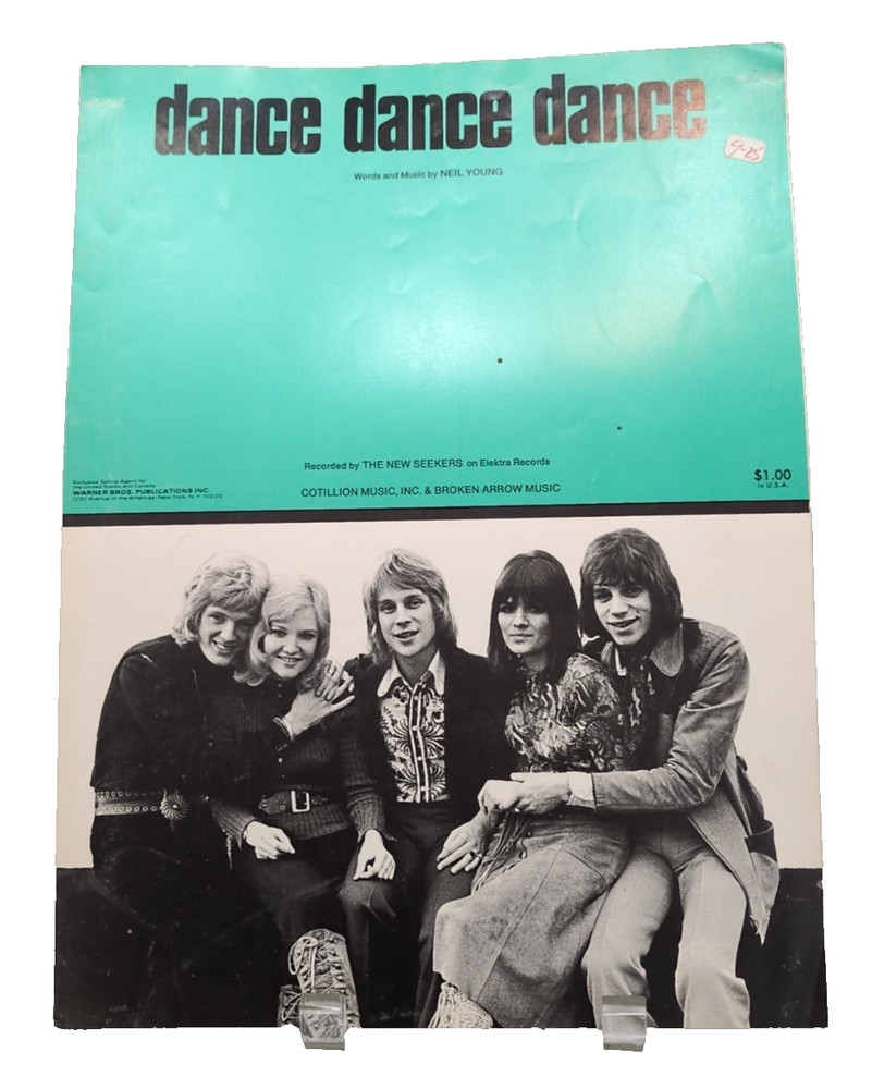 Dance Dance Dance Sheet Music The New Seekers Piano Guitar Vocals Pop Folk F2D