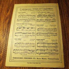 The Joyous Peasant Sheet Music Robert Schumann Theodore Presser