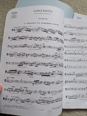 Henri Tomasi Concerto for Trombone and Orchestra Piano Reduction Leduc France