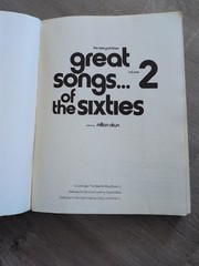 Great Songs of the Sixties 2 ~ Milton Okun ~ 1974 Quadrangle Songbook R2