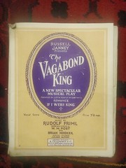 THE VAGABOND KING Russell Janny presents , COMPLETE STAGE PRODUCTION 181 pages