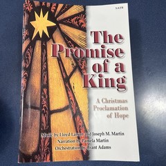 Lot of 21 Choral Music Books “The Promise Of A King” Christmas Cantata + CD