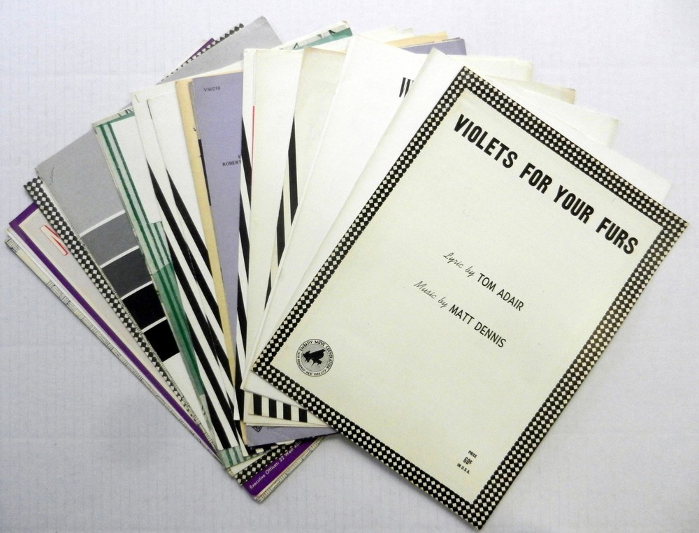 Lot Of (25) Various TWENTIETH CENTURY Sheet Music POP AC EASY Listening #1