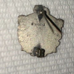 ANTIQUE 1939! All New York State H.S. Music Clinic Sterling Lapel Pin Tie Tack