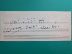 1940 TOLCHARD EVANS AUTOGRAPHED HAND SIGNED MUSIC SONG SHEET- « LADY OF SPAIN »
