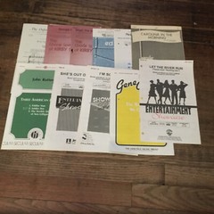 Lot 47 Vintage and Later Sheet Music Show Tunes Easy Listening Pop More