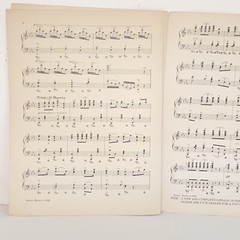 Antique 1901 Easter Hymn Piano Sheet Music by Jas J Freeman