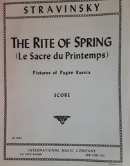 Rite of Spring Full Orchestra Score Igor Stravinsky International Music Company