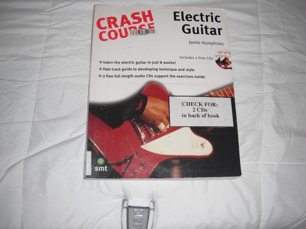 CRASH COURSE ELECTRIC GUITAR & 2 CDS BY JAMIE HUMPHRIES