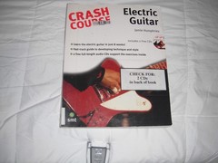 CRASH COURSE ELECTRIC GUITAR & 2 CDS BY JAMIE HUMPHRIES