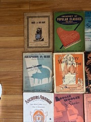 Vintage Music Booklets for Piano & Guitar Lot of 22 Various Brands