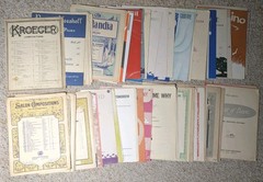 Vintage 1940&rsquo;s-1960&rsquo;s Variety Sheet Music Lot Of 500