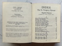 Vintage St. Gregory Hymnal & Catholic Choir Book 1947 Melody Edition Sheet Music