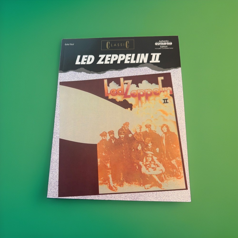 Led Zeppelin II Songbook Authentic Guitar TAB Edition 112 Pages New!!