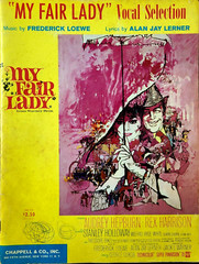 Vtg My Fair Lady Vocal Selection Voice Lyrics Piano Guitar Sheet Music Song Book