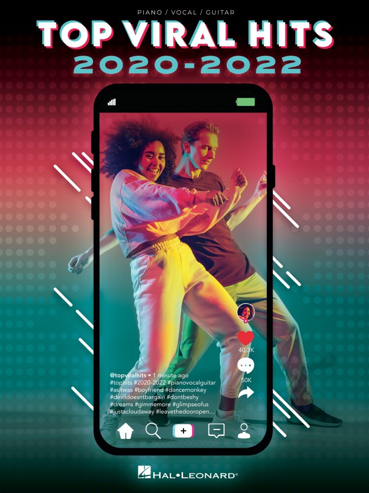 Top Viral Hits 2020-2022 Sheet Music Piano Vocal Guitar Songbook NEW 001122705