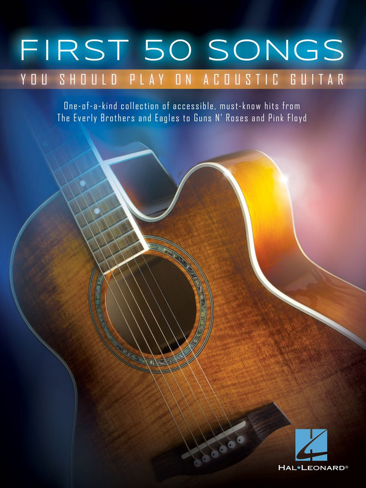 First 50 Songs You Should Play on Acoustic Guitar | Songbook for Beginners | Eas