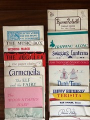 Lot of 33 Pieces Vintage Sheet Music 1900s to 1990s Classical to Disney