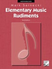 MARK SARNECKI ELEMENTARY MUSIC RUDIMENTS ADVANCED 2ND EDITION MUSIC THEORY BOOK!
