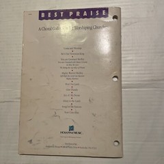 Hosanna! Music A Choral Collection for Worshiping Churches 4301BK SATB Piano