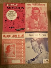 Lot of 17 Vintage Sheet Music Songbooks. All include Ukulele Accompaniment Plus
