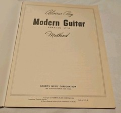 Alvino Rey Robbins Music Book Modern Lap Steel Guitar Method Hawaiian Style 1931