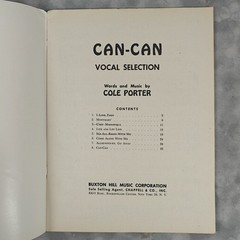 1953 Cole Porter&rsquo;s Can-Can Vocal Selection Sinatra MacLaine Chevalier Jourdan Bk