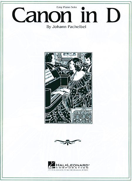 Canon in D Sheet Music Easy Piano Solo NEW Johann Pachelbel 000110041