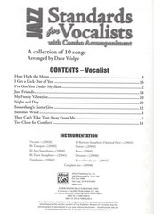 Jazz Standards for Vocalists with Combo Accompaniment – Dave Wolpe – Set of 10