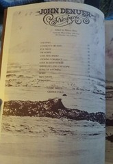 Vintage 1975 Cherry Lane Music Co John Denver Windsong Sheet Music & Lyrics Book