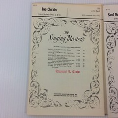 AMP Singing Masters Choir Sheet Music Lot 2 Sacred Church Choral Octavo FD3 2595
