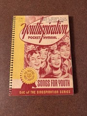 Youthspiration Pocket Hymnal Songs For Youth Singspiration 1948 Spiral Bound