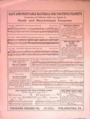 Dance Rhythms In Miniature, N. Louise Wright, 1927 Vintage Sheet Music