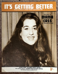 IT&rsquo;S GETTING BETTER – Mama Cass – 1968 UK sheet music