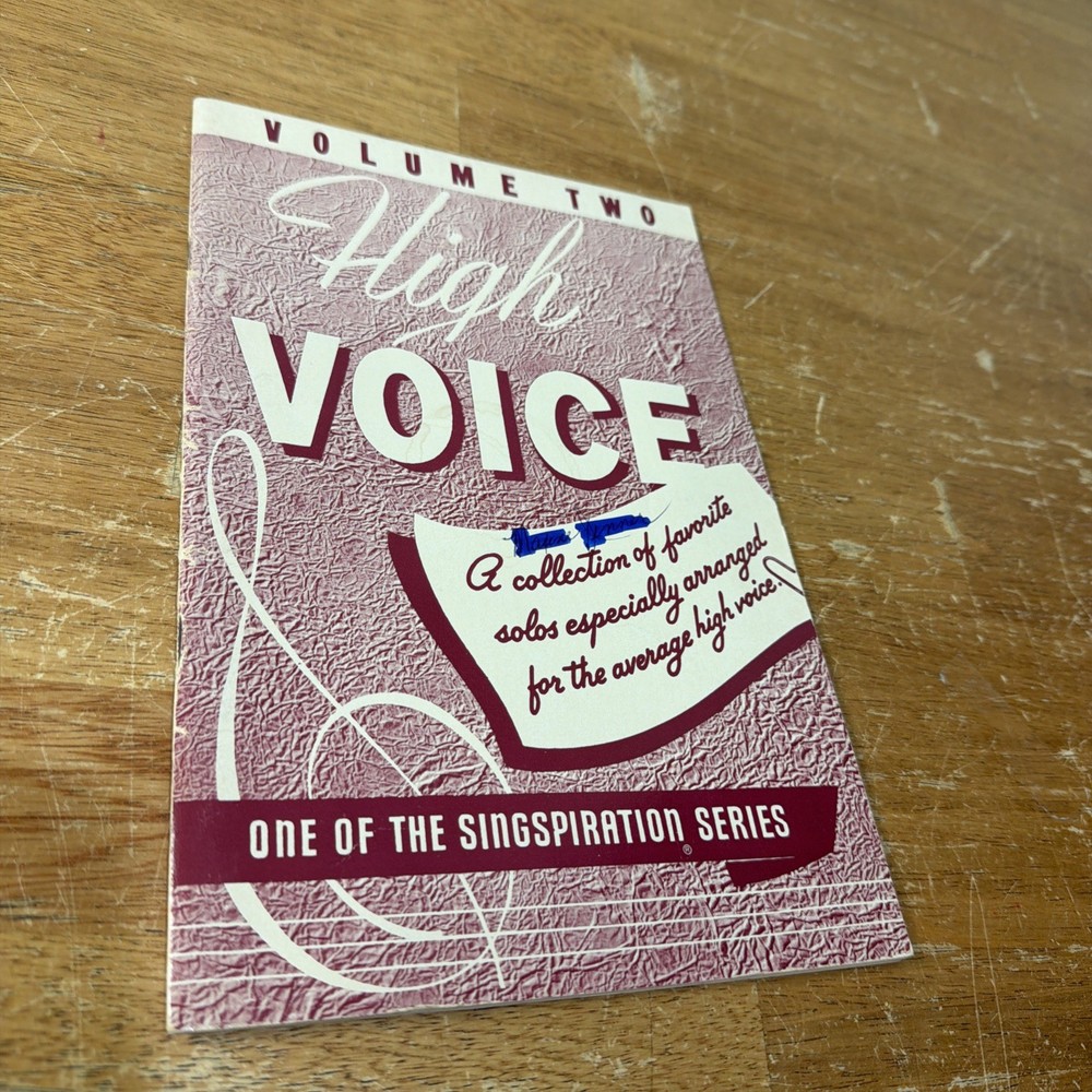 High Voice Volume Two Vintage Sheet Music 1949