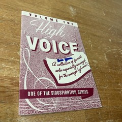 High Voice Volume Two Vintage Sheet Music 1949
