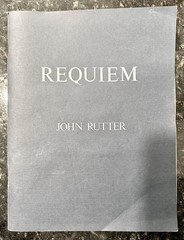 Requiem John Rutter Choral Music Sheet Music Oxford University Press 1986