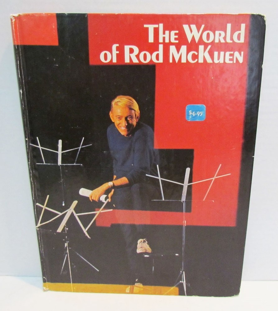 THE WORLD OF ROD McKUEN SONGBOOK SONG BOOK SHEET MUSIC 1968 HARDCOVER 114 pages