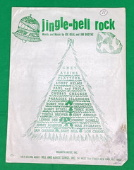 1957 Jingle-Bell Rock Sheet Music Vintage