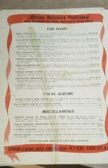 Serge Prokofieff Masterpieces Album No. 10 Piano Solo (Sheet Music, VG, 1941)