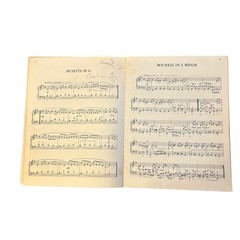 Vintage Sheet Music Book The Young Pianist BACH Collection Easier Piano 1970