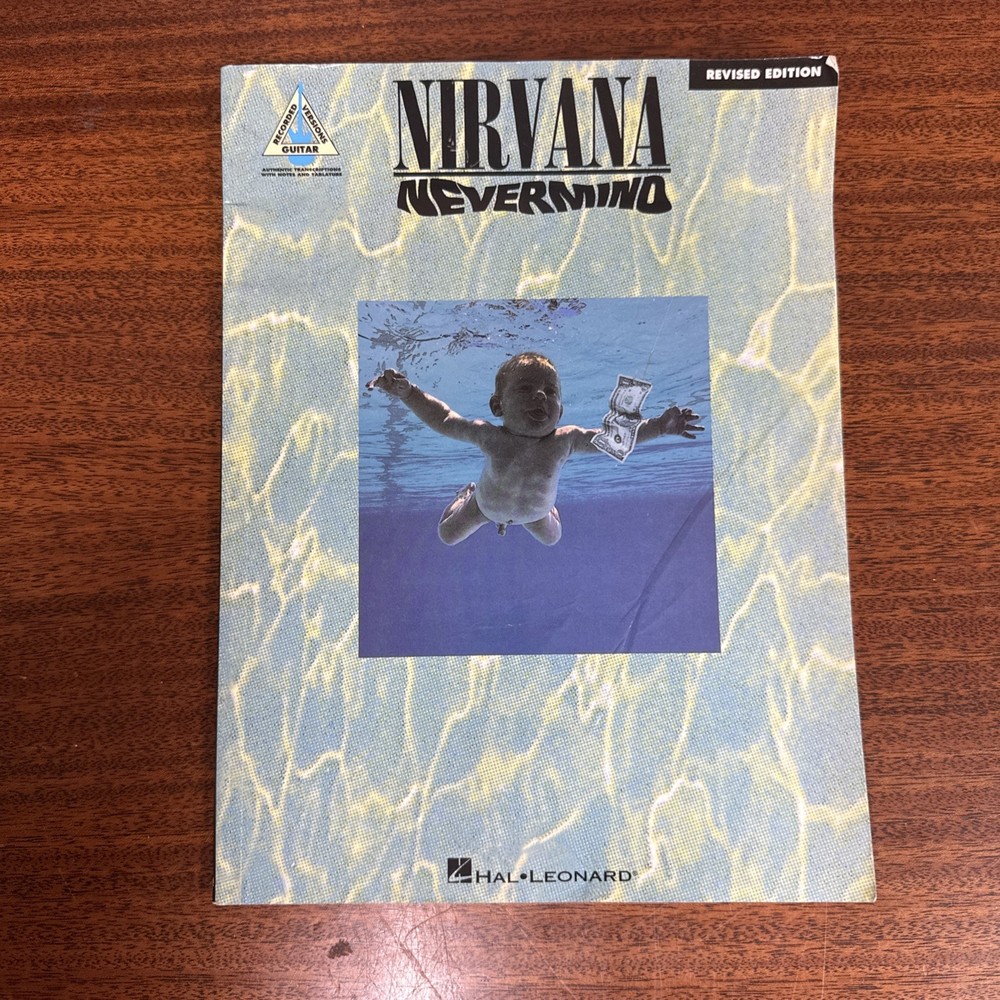 Nirvana Nevermind Sheet Music Tabulature Rock Hal Leonard Vintage