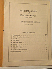 1931 Song Book: Kent State University – 19 pages