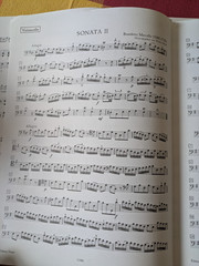 B Marcello Sonata II for Violincello and Piano Ed Walter Schultz Edition Peters