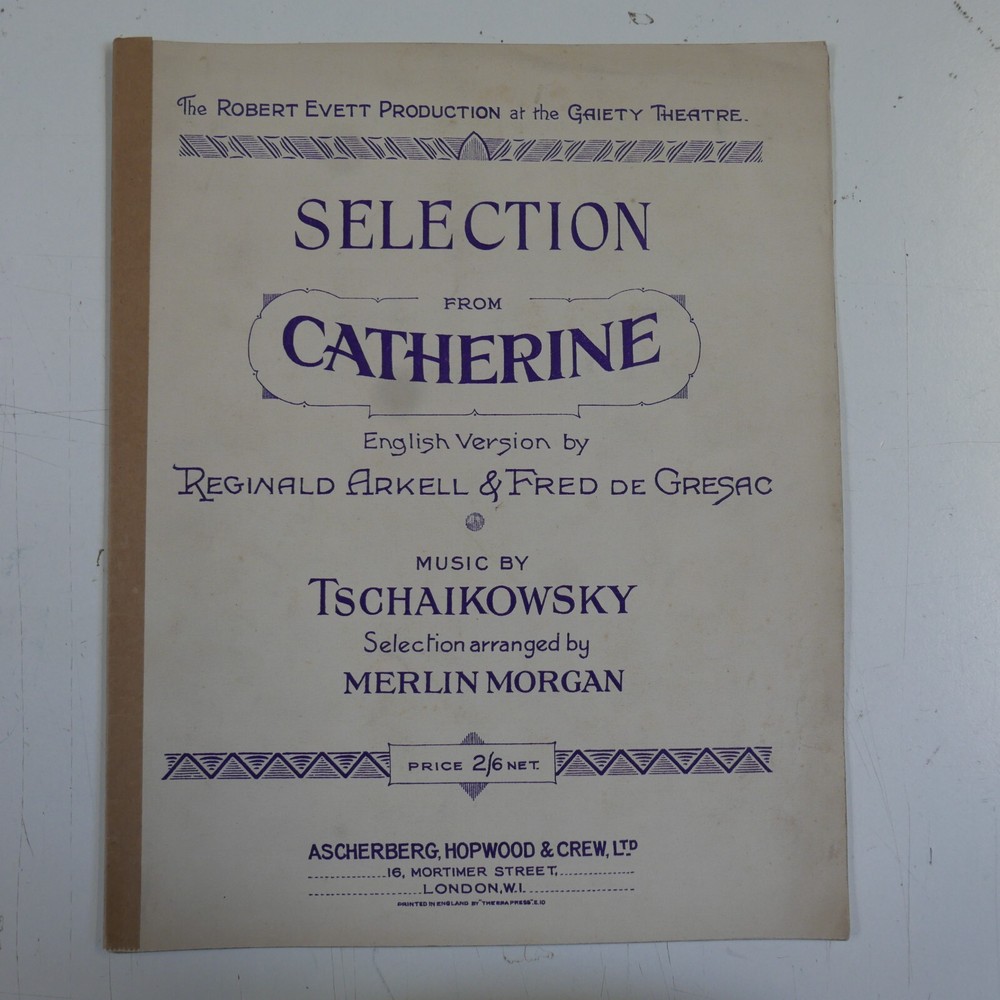 piano selection CATHERINE tschaikowsky – merlin morgan , 19pages