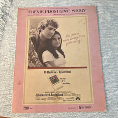Famous Music Corp Theme From Love Story Piano Solo Sheet Music
