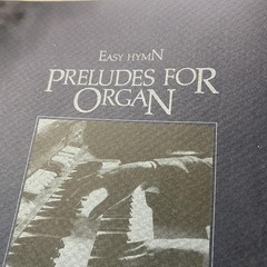 Vintage Easy Hymn Preludes For Organ LDS Church Songbook Sheet Music 1981 USA