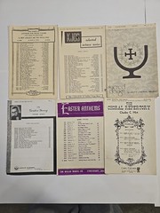 Lot of 30 Choral Choir Sheet Music SATB Vintage Religious Various Church Songs