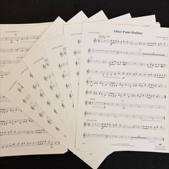 Otter Point Holiday Robert Sheldon Concert Band Score Parts Grade 4 Alfred
